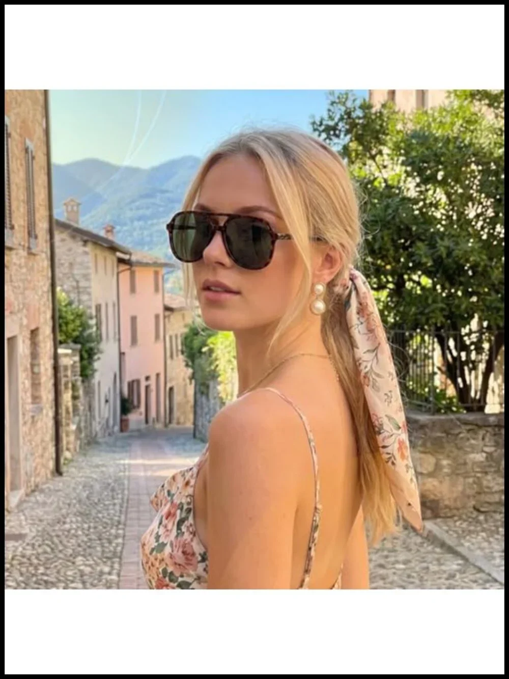 4 Pack Retro Polarized Aviator Sunglasses Square Oversized Vintage UV Protection